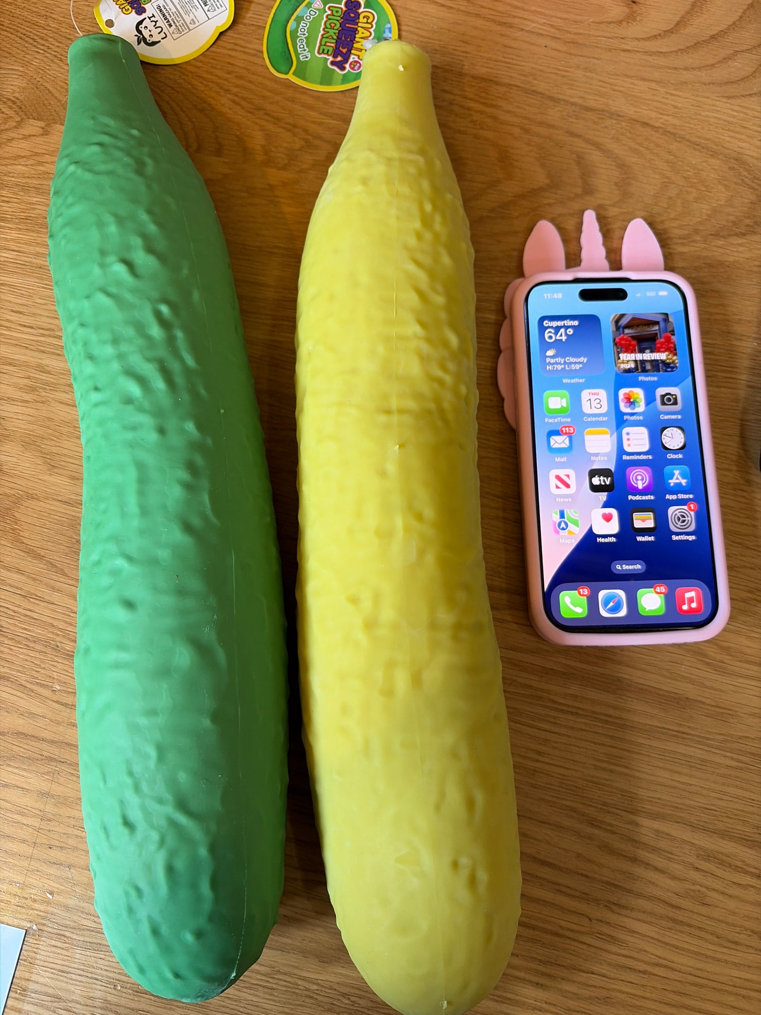 Ginormous pickle squishy