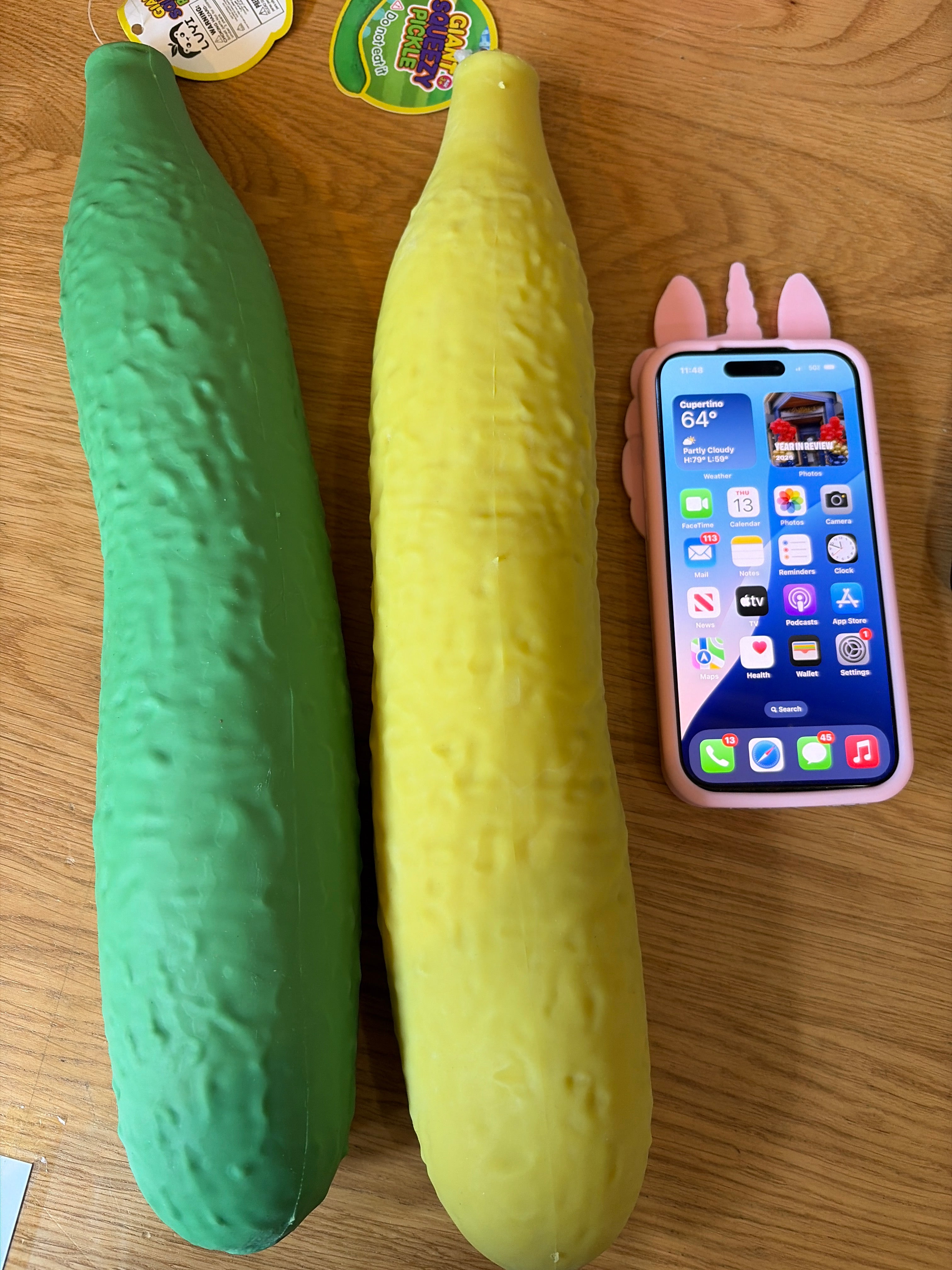 Ginormous pickle squishy