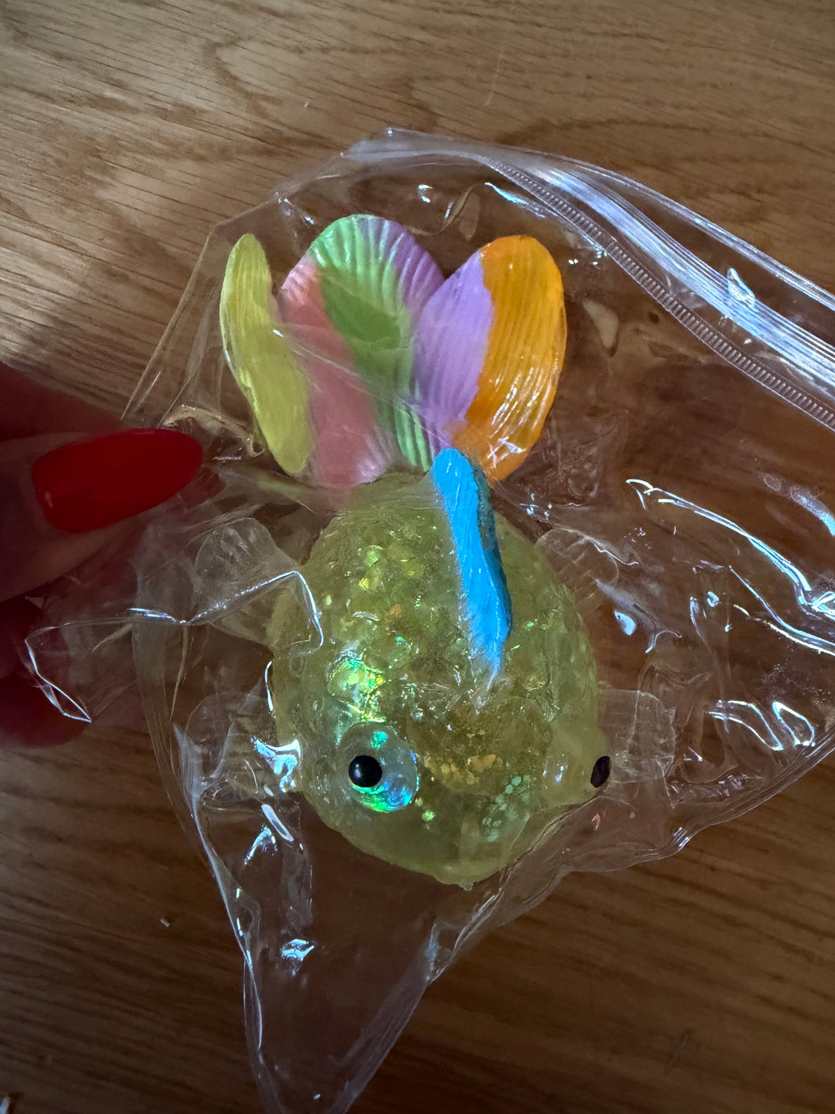 Fan tail goldfish squishy