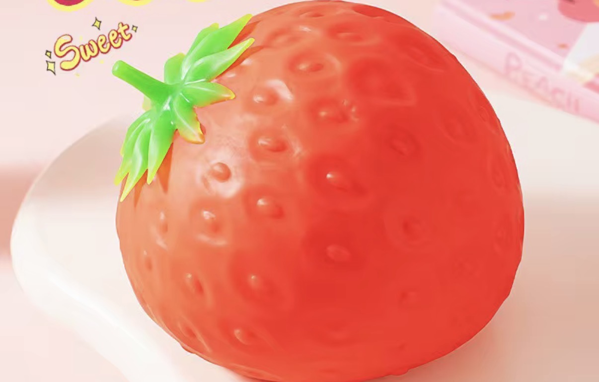 Giant strawberry squishy